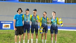 ҚАЗАҚСТАНДЫҚ ВЕЛОСПОРТШЫЛАР АЗИЯ КУБОГЫНЫҢ СОҢҒЫ КҮНІ ЖҮЛДЕЛІ ОРЫНДАРДЫ ИЕЛЕНДІ